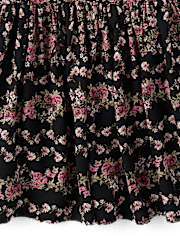 Tween Girls Floral Button Front Dress