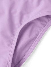 Tween Girls Smocked Longline Bikini Swimsuit