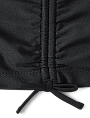 Tween Girls Floral Ruched 3-Piece Swimsuit