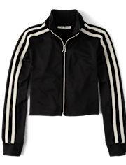 Tween Girls Contrast Stripe Track Jacket