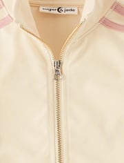 Tween Girls Contrast Stripe Track Jacket