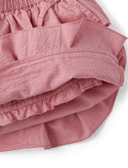 Tween Girls Tiered Ruffle Mini Skort