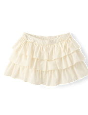 Tween Girls Tiered Ruffle Mini Skort