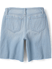 Tween Girls Ripped Jean Shorts