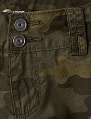 Tween Girls Camo Shortie Cargo Shorts