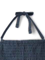 Tween Girls Halter Peplum Top