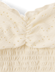 Tween Girls Textured Eyelet 2-Piece Outfit Set