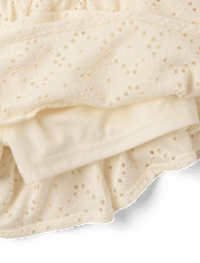 Tween Girls Textured Eyelet 2-Piece Outfit Set