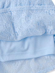 Tween Girls Lace Tiered Skort