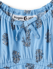 Tween Girls Floral Tiered Tank Top