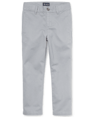 Pantalon chino droit d'uniforme pour garçon