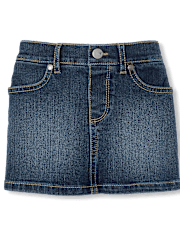 Baby And Toddler Girls Denim Skort