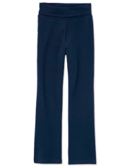 Pantalones de cintura plegables activos uniformes para niñas