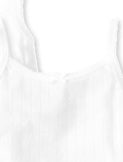 Lot de 2 caracos basiques à bordure picot pour fille