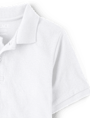 Polo en piqué d'uniforme pour garçon