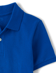 Polo de piqué de uniforme para niños