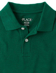 Polo en piqué d'uniforme pour garçon