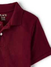 Polo de piqué de uniforme para niños
