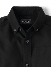 Camisa con botones Oxford de uniforme para niños