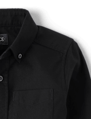 Camisa con botones Oxford de uniforme para niños