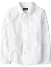 Boys Uniform Regular Oxford Button Down Shirt