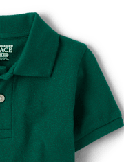 Polo en piqué d'uniforme pour bébés et tout-petits garçons