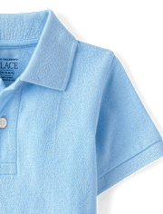 Polo de piqué de uniforme para bebés y niños pequeños