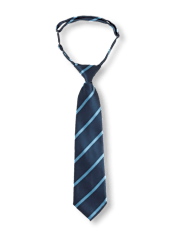 Corbata uniforme a rayas para niños pequeños
