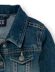 Baby And Toddler Girls Denim Jacket