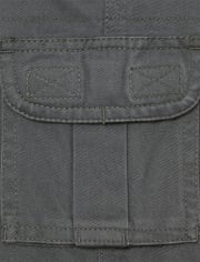 Boys Uniform Pull On Chino Cargo Pants