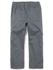 Boys Pull On Cargo Pants - Husky