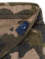 Boys Pull On Cargo Pants - Husky