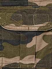 Boys Pull On Cargo Pants - Husky