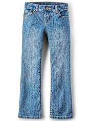 Fille Jeans à jambe semi-évasée - Slim