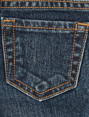 Baby And Toddler Girls Ruffle Flare Jeans