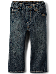 Jean bootcut basique pour bébé et tout-petit garçon
