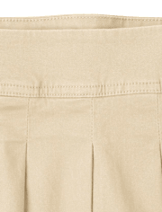 Falda pantalón plisada de uniforme para niñas