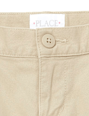 Pantalones cortos chinos de uniforme para niñas