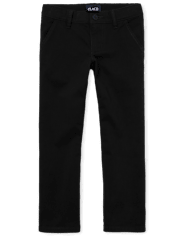 Girls Uniform Stretch Bootcut Chino Pants