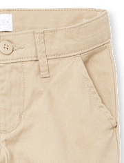 Girls Uniform Stretch Bootcut Chino Pants