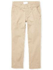 Girls Uniform Stretch Bootcut Chino Pants