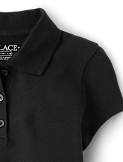 Girls Uniform Soft Stretch Pique Polo