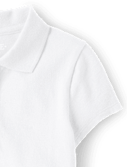 Polo de piqué de uniforme para niñas