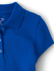 Polo de piqué de uniforme para niñas