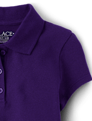 Polo de piqué de uniforme para niñas