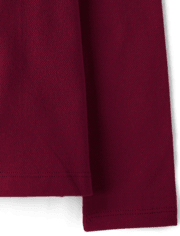 Girls Uniform Ruffle Soft Stretch Pique Polo