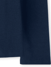 Girls Uniform Ruffle Soft Stretch Pique Polo