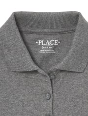 Polo de piqué de uniforme para niñas