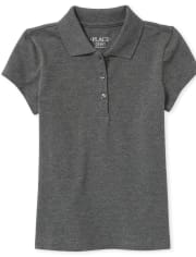 Polo de piqué de uniforme para niñas