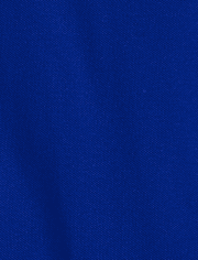 Girls Uniform Ruffle Soft Stretch Pique Polo